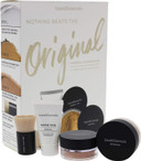 bareMinerals Nothing Beats The Original Mineral Foundation - 13 Golden Beige For Women 4 Pc Set 0.5Oz Prime Time Original Foundation Primer, 0.07Oz Original Foundation Spf 15