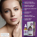 Advanced Clinicals Peptide Facial Serum Moisturizer Skin Care Oil For Face, Wrinkles, Fine Lines, & Puffiness. 6X Peptide Concentrate W/Collagen Plumps, Lifts, & Evens Skin Tone, 1.75 Fl Oz (2-Pack)Peptide Face Serum1.75 Fl Oz (Pack Of 2)