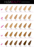 Huda Beauty Faux Filter Foundation in Hot Fudge 550R #FauxFilter