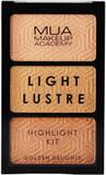 MUA Light Lustre Highlight Kit - 9g Golden Delights