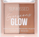 Sunkissed Gorgeous Glow Highlighting And Bronzing Palette 10g