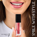 Summit G Metallic Liquid Matte Lip cream, Long Lasting Matte Finish Lipstick, Vitamin E Enriched, Highly Pigmented Coloured Lip stain, Cruelty-Free, Kiss Proof, Water Resistant (PURITY)