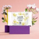 FLORENA Make-Up Remover Wipes for Face and Eyes (1 x 25 Pieces), Face Makeup Remover with 99% Natural Ingredients, Face Cleanser for All Skin Types