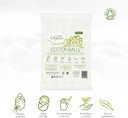 Simply Gentle Organic Cotton Wool Balls - Perfect for First Aid - Pure Cotton Balls for Skin Care, Hypoallergenic & Soft - Free from Odours, Alcohol, Irritants and Paraben - 100 Balls (Pack of 1)