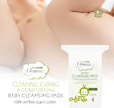 Simply Gentle Baby Cleansing Pads - Perfect for Sensitive Skin - Pure Cotton Pads for Newborn Baby - Free from Odours or Irritants - Rectangular Shaped Disposable Cotton Pads - 1 Pack of 60 Pads Simply Gentle Baby Cleansing Pads - Perfect for Sensitive Skin - Pure Cotton Pads for Newborn Baby - Free from Odours or Irritants - Rectangular Shaped Disposable Cotton Pads - 1 Pack of 60 Pads
