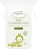 Simply Gentle Baby Cleansing Pads - Perfect for Sensitive Skin - Pure Cotton Pads for Newborn Baby - Free from Odours or Irritants - Rectangular Shaped Disposable Cotton Pads - 1 Pack of 60 Pads Simply Gentle Baby Cleansing Pads - Perfect for Sensitive Skin - Pure Cotton Pads for Newborn Baby - Free from Odours or Irritants - Rectangular Shaped Disposable Cotton Pads - 1 Pack of 60 Pads