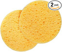 Liz Earle Deep Cleansing Facial Sponges x 2: Make Up/Cosmetics/Face Mask Removal
