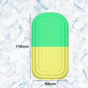 JOYOYAMA Silicone Ice Roller for Face and Eyes, Ice Face Roller Mold Massage Facial Beauty Skin Care Tools for Brighten, Firms Skin, Minimizes Eye Lines, Face Icers Reusable Ice Cube Roller