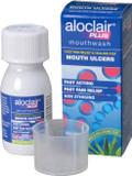 Aloclair Plus 60ml Mouthwash Mouth Ulcer Treatment
