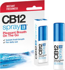 CB 12 Spray  Instant Freshness on the Go, Reduces the Root Cause of Bad Breath, With Zinc Acetate, Mint Flavour  15 ml