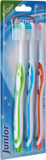 Beauty Formulas Active Oral Care Junior Toothbrush 3-Pieces, Assorted