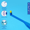 Curaprox CS 1006 Single-Tuft Toothbrush  Precision Gumline Cleaning  Perfect for Braces, Implants & Solo Technique  Gentle Curen® Filaments for Pro-Level Oral Care