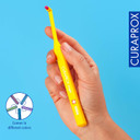 Curaprox CS 1006 Single-Tuft Toothbrush  Precision Gumline Cleaning  Perfect for Braces, Implants & Solo Technique  Gentle Curen® Filaments for Pro-Level Oral Care