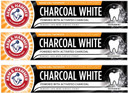 Arm & Hammer Charcoal White Peppermint Toothpaste 75ml - 3 Multipack