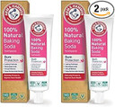 Arm & Hammer 100% Natural Baking Soda Gum Protection Toothpaste, 75ml (Pack of 2)