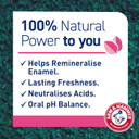 Arm & Hammer 100% Natural Baking Soda Gum Protection Toothpaste, 75ml (Pack of 2)