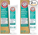 Arm & Hammer 100% Natural Baking Soda Whitening Protection Toothpaste, 75ml (Pack of 2)