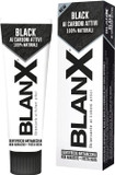 BlanX Black Activated Charcoal Toothpaste, Non-Abrasive Whitening with Anti-Stain Properties, Deep Cleaning and Whitening Action, Peroxide Free, 75ml