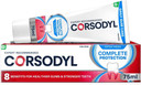 Corsodyl Complete Protection Bundle: 2X Complete Protection Extra Fresh Toothpaste 75ml & 2X Corsodyl Mild Mint Mouthwash
