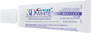 Crest 3D White Brilliance Toothpaste, Vibrant Peppermint, Travel Size, 0.85 Oz (24G) - Pack of 12