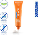 Curaprox Be You Peach + Apricot Toothpaste 60ml - Gentle Everyday Whitening - SLS, Microplastic, Triclosan Free Fluoride Toothpaste