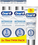Oral-B Pro-3D White Clinical Intensive Whitening Toothpaste Bright Brilliance 75ml