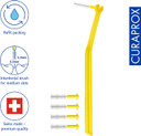 CURAPROX prime plus 09 gelb 5 Buersten+1 Halter 1 Packung