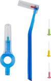 Curaprox CPS Interdental Brush Starter Kit, Mixed - 06, 07, 08, 09, 011 Interdental Brushes + 2 Interdental Toothbrush Holders