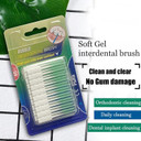 Boulton Interdental Brushes  Pack of 40 | Wire-Free Interdental Sticks for Teeth Clean Oral Hygiene Tooth Floss | Silicone Dental Picks Toothpick Toothbrushes Teeth Brushes (Blue - 1.0mm to 1.5mm) Boulton Interdental Brushes  Pack of 40 | Wire-Free Interdental Sticks for Teeth Clean Oral Hygiene Tooth Floss | Silicone Dental Picks Toothpick Toothbrushes Teeth Brushes (Blue - 1.0mm to 1.5mm)