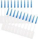 UltraDEX Wire Free Interdental Brush, Wire Free Flexible Floss Aid, Fluoride Coated, Medium/Large 40 Pack White