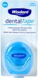 Wisdom Dental Tape 50m (Pack of 3)