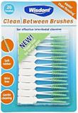 Wisdom Clean Between Interdental Medium Brushes, Green, Pack of 120