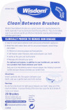 6x Wisdom Clean Between Interdental Brushes - Pack of 20  Size Fine Blue (Tot. 120 pcs)