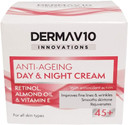 Happy Bees Bundle Derma V10 Innovations Day & Night Cream (4 Pack) Total 200 ml (Collagen, 4 Pack)