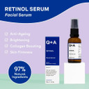 Q+A Retinol Facial Serum (30ml), Face Serum Skincare with Retinol, Squalane & Bisabolol, Smooths Fine Lines, Evens Skin Tone & Boosts Radiance, Vegan & Fragrance Free Q+A Retinol Facial Serum (30ml), Face Serum Skincare with Retinol, Squalane & Bisabolol, Smooths Fine Lines, Evens Skin Tone & Boosts Radiance, Vegan & Fragrance Free