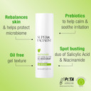 Super Facialist Anti Blemish Clarifying Gel Moisturiser with Salicylic Acid - Hydrating Oil-Free Face Cream with Niacinamide for Acne Treatment & Blackhead Remover, Vegan Friendly - 50ml