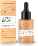 UpCircle Peptide Serum 30ml  Improves Skin Elasticity + Boosts Collagen  Custard Apple, Rich In Vitamin C + Blood Orange Brightens Skin - Vegan + Cruelty-Free