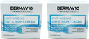 Derma V10 Anti-Ageing Day & Night Cream - Pack of 2