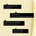 UpCircle Night Cream with Hyaluronic Acid + Niacinamide 55ml - Nourishing and Unscented for Sensitive Skin Anti-Ageing Properties - Vegan Cruelty-Free