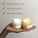 UpCircle Mini Travel Size Night Cream with Hyaluronic Acid + Niacinamide 30ml - Nourishing and Unscented for Sensitive Skin Anti-Ageing Properties - Vegan Cruelty-Free