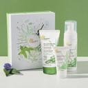 Fleurance Nature Organic Aloe Vera Gift Set, 96% Aloe Vera Gel, Moisturizing Cream, Cleansing Lotion