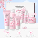 LAIKOU Skincare Gift Set for Teenage Girls, JAPAN SAKURA Skin Care Sets & Kits Gift Set for Women with Cleanser,Toner,Serum,Eye Cream,Face Cream,Sunscreen for Pores, Moisturizing Travel Kit 6pcs