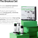 The Inkey List Starter Set, Oat Cleansing Balm, Hyaluronic Acid Serum & Omega Water Cream, Nourishing Skincare Set, Gentle Cleanser, Suitable For All Skin Types