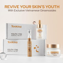 Tonkina Essential Trio Youth 1700 Anti-Aging Skin Care Kit with Vietnamese Ginseng Firming and Moisturising for All Skin Types