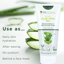 PraNaturals Pure Aloe Vera Gel 200ml  Soothing & Hydrating, Rich in vitamins, for bug bites and minor burns, For all skin types, Cruelty-free & Vegan (Pack of 3)