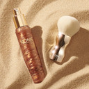 ICONIC London Tan & Buff Brush | Kabuki Brush for Tanning | Fake Tan Applicator For Liquid, Mousse, Gel and Powder