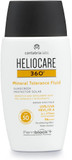 Heliocare 360 Mineral Tolerance Fluid SPF50 50ml / Mineral Sunscreen For Face/Daily UVA UVB Visible Light and infrared-A Hypoallergenic Sun Protection/Silky Transparent Finish, White