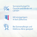 Ladival Allergic Skin Sun Protection Gel for Face SPF 30 - Perfume-Free Sun Gel for Allergy Sufferers - No Colours or Preservatives - Waterproof - 1 x 50 ml