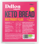 Dillon Organic - Original Flax Keto Bread, 6 x 250g Low Carb and Gluten-Free, High Fibre and High Omega 3, A Blend of Flax, Sunflower Seeds, and Caraway Seeds