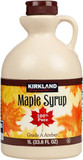 Kirkland Maple Syrup, 100% Pure and Natural, Grade A, Robust Taste 1L (case of 1)